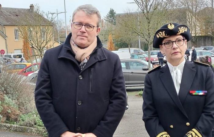 La Souterraine: Minister Delegate for Transport François Durovray on a visit