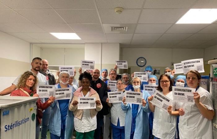 3rd day of strike at Angers University Hospital sterilization