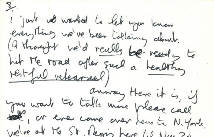 John Lennon’s letter to Eric Clapton, asking him to form new supergroup, goes up for sale