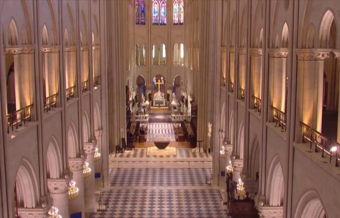 the first images of the interior of Notre-Dame de Paris