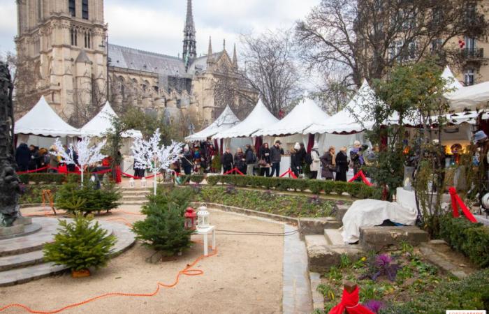 The charming Notre-Dame de Paris Christmas Market in honor of French artists-artisans