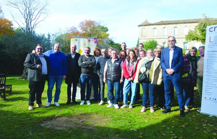 The florists of Gard met at the Château d'Arpaillargues