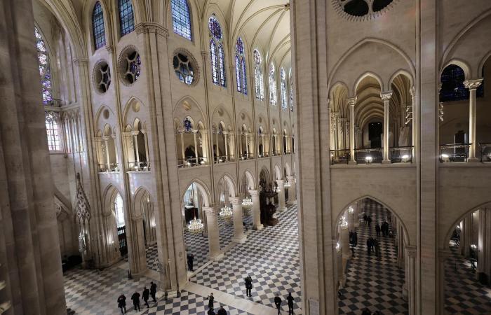 The first images of the cathedral post-reconstruction