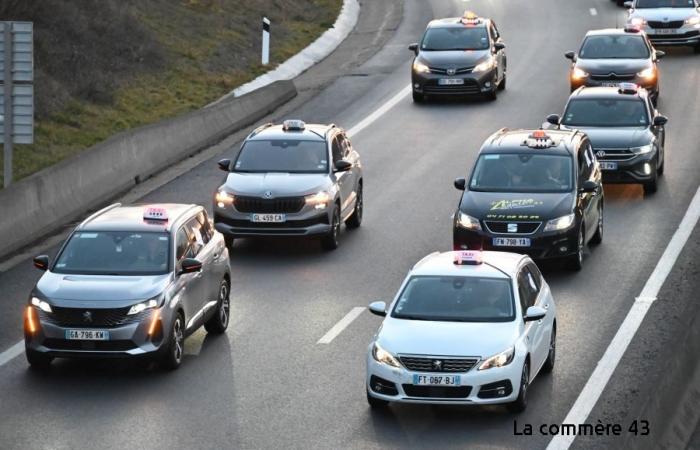 Taxis from Haute-Loire will demonstrate in Lyon on Monday