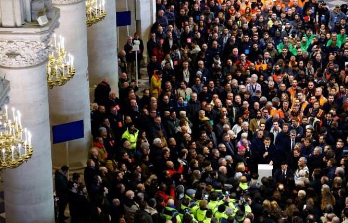 Emmanuel Macron's final visit to Notre-Dame before its reopening