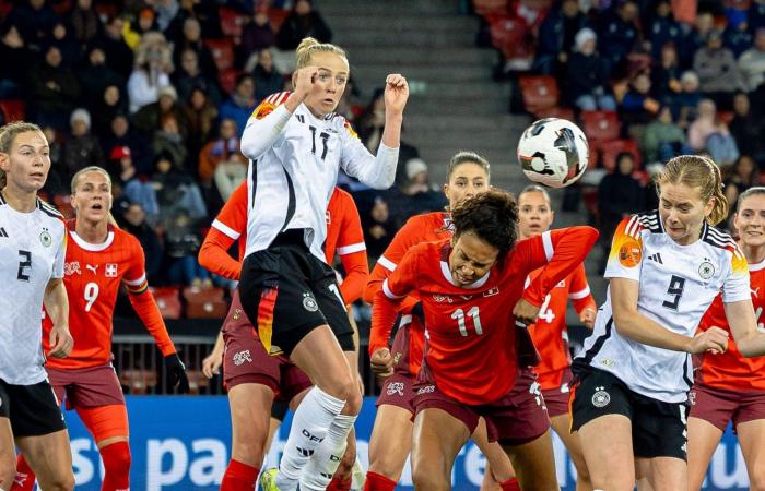 Germany dismantles Switzerland – dream debut for debutante