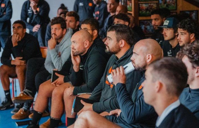 INSIDE. Rugby – Carcassonne-Narbonne Derby in National: at the heart of Racing during the last collective video session and the announcement of the composition