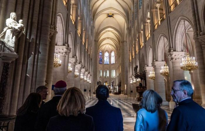 Emmanuel Macron unveils Notre-Dame in a final site visit