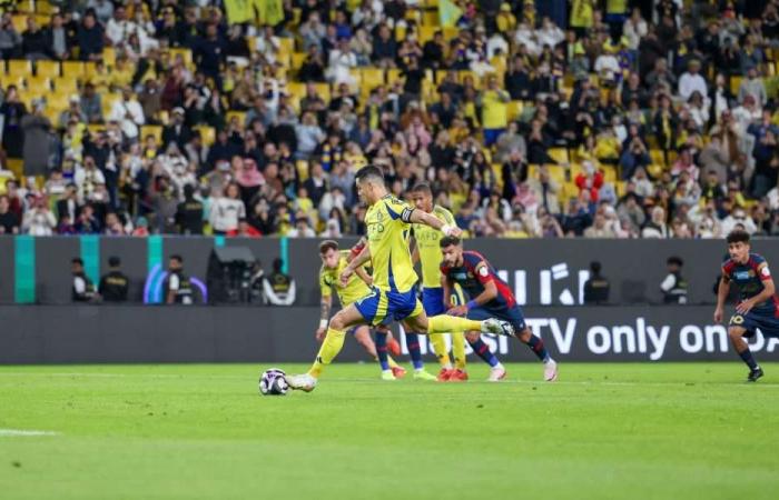 Cristiano Ronaldo's first goal against Damac