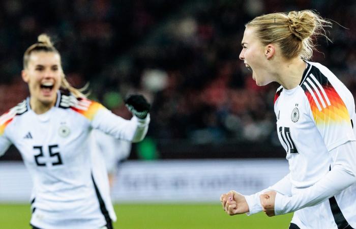 Germany dismantles Switzerland – dream debut for debutante