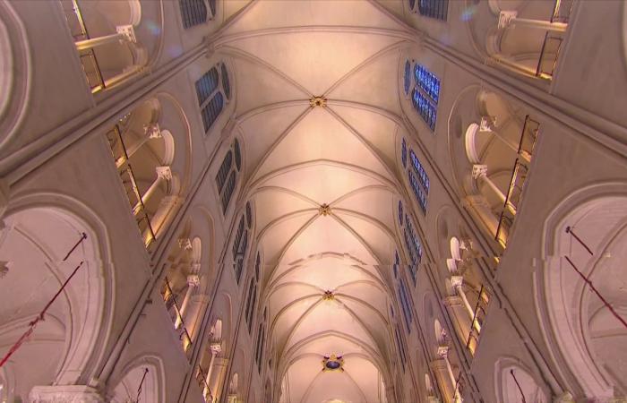 the first images of the interior of Notre-Dame de Paris