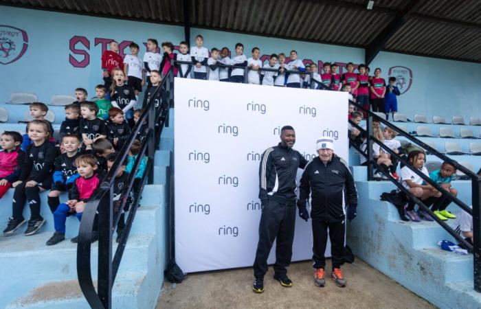 We spent the day with Guy Roux, Djibril Cissé and the young people from AS Gurgy – In partnership with RING & Act For Sport