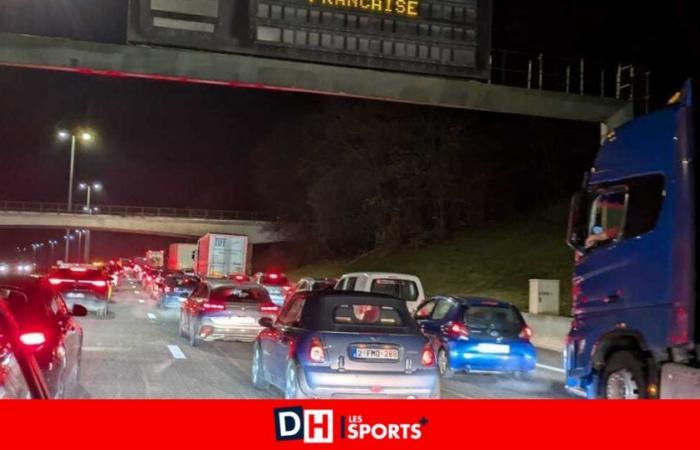 Mons: A mega police check for the launch of the BOB campaign causes chaos on the E19/E42 motorway