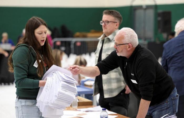 In Ireland, the complex counting of the suspense legislative election ballot has begun