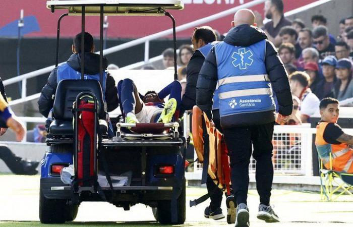 Injury update: Barcelona star stretchered off after coughing up blood on pitch