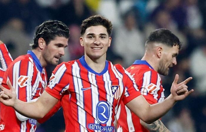 The goals of Julián Álvarez and Rodrigo de Paul in the overwhelming victory of an Atlético Madrid that stalks Barcelona