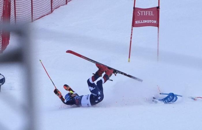 Shiffrin crashes in Killington, Camille Rast on the podium