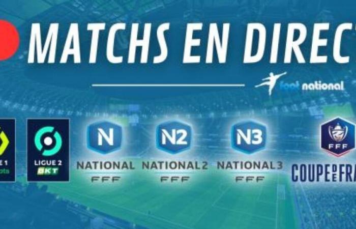 Coupe de France, L1, N2 and N3 live from 1:30 p.m.