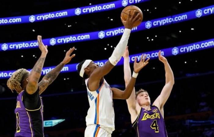 Lakers Drop Close Game To Thunder To End Emirates NBA Cup Run