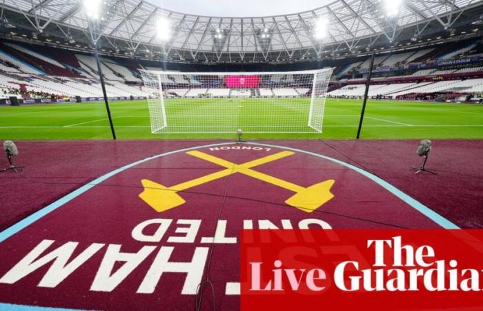 West Ham United v Arsenal: Premier League – live | Premier League