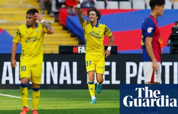 European football: Las Palmas leave Barça reeling after Fábio Silva strikes | European club football