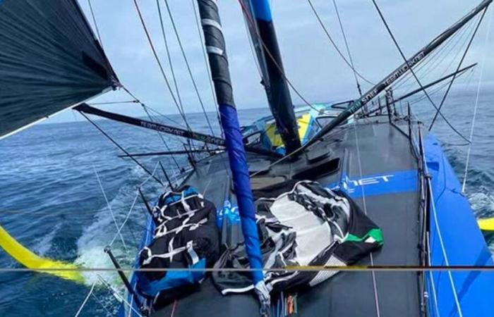 Vendée Globe: Justine Mettraux satisfied with her DIY day