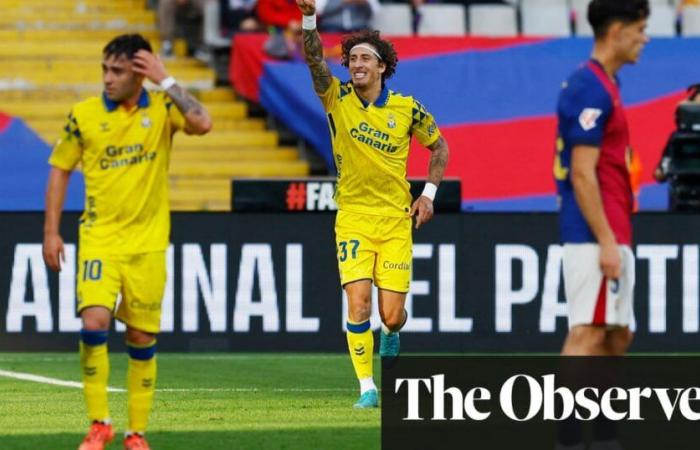 European football: Las Palmas leave Barça reeling to spoil 125th anniversary | European club football