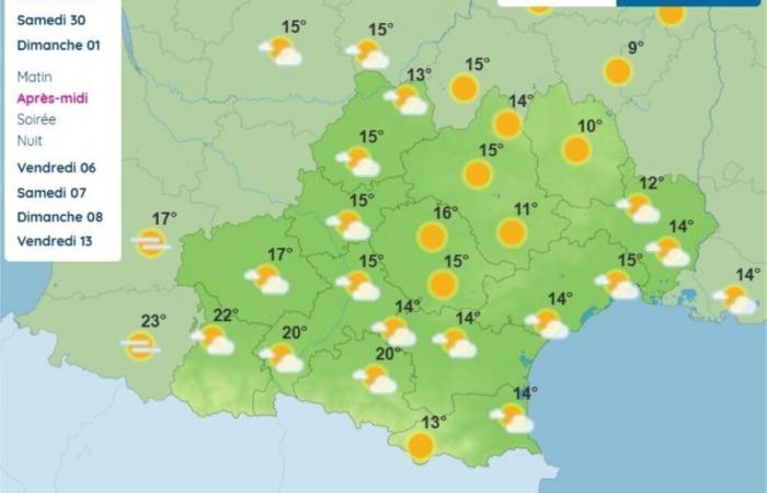 Weather report. What will the weather be like in Toulouse and Occitanie?