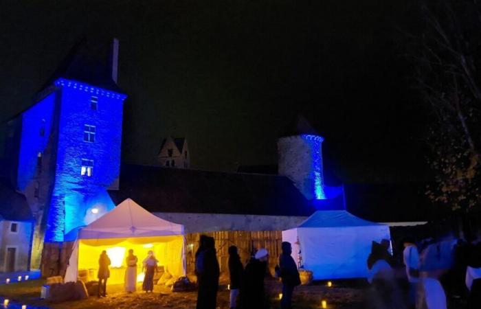 Seine-et-Marne: the troupe of “A Christmas in Peril” enchants the fortified castle of Blandy-les-Tours