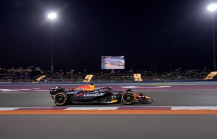 Max Verstappen will start from pole position for the Qatar Grand Prix ahead of Russell and Norris