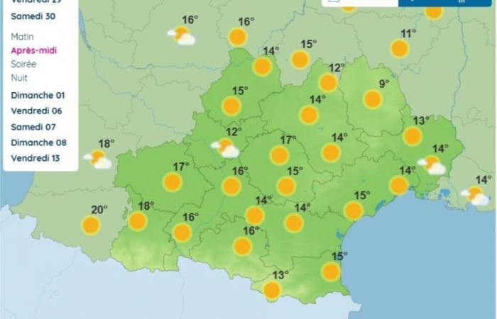 Weather report. What will the weather be like in Toulouse and Occitanie?