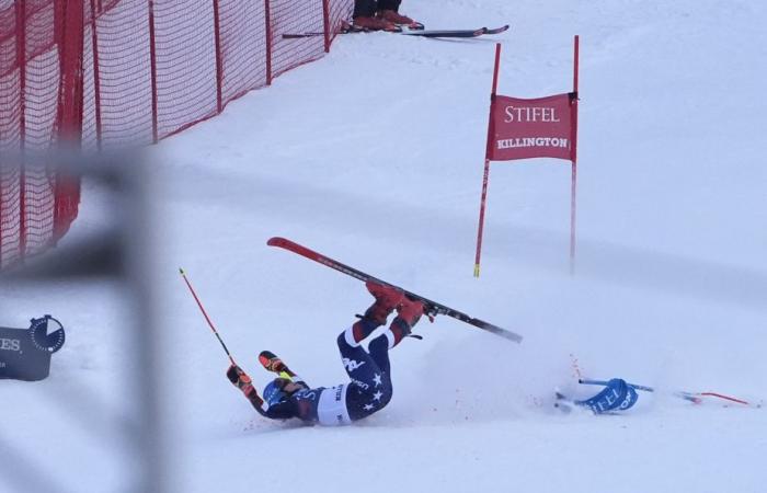 Alpine Skiing World Cup | Dramatic fall for Mikaela Shiffrin