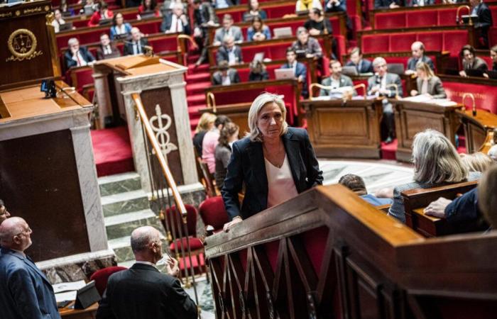 Marine Le Pen considers that the government “has ended the discussion”