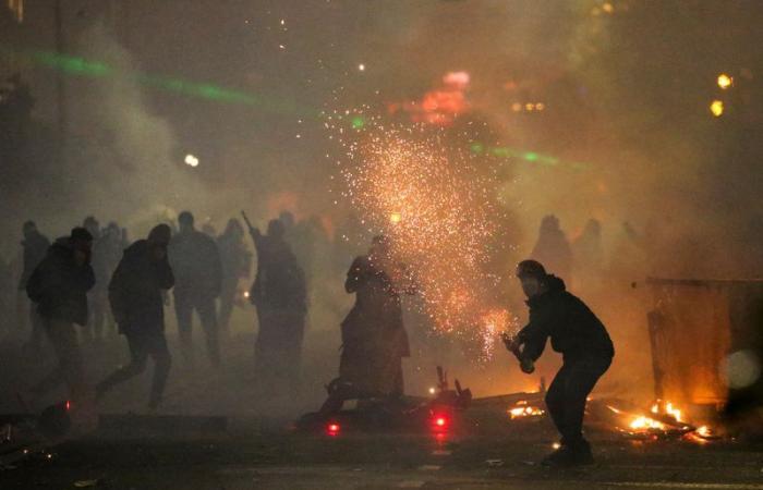 Georgian police fire tear gas to disperse protesters, Russian agencies say