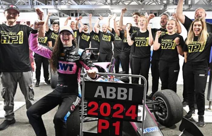 Abbi Pulling F1 Academy champion