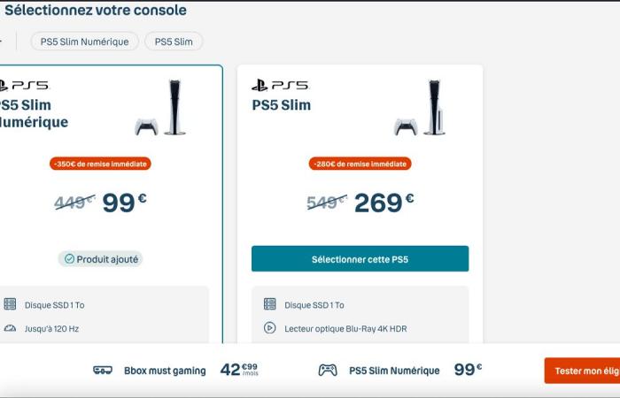 Bouygues Telecom smashes the prices of the PS5 for Black Friday: less than €100!