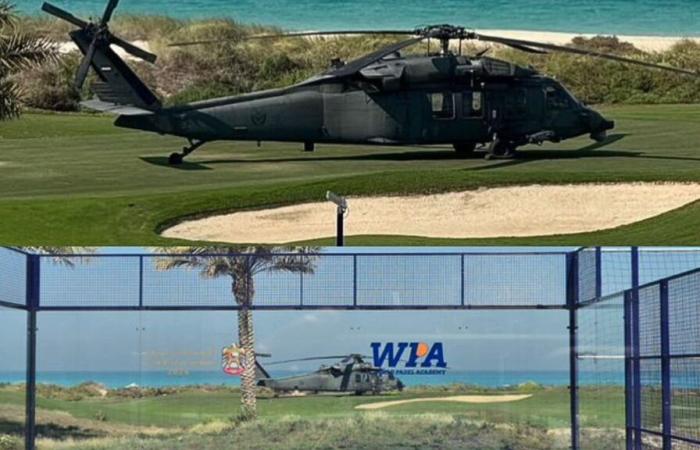 When the padel takes off: arrive by helicopter, why not?