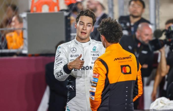 Russell 'exasperated' by McLaren's sprint tactics