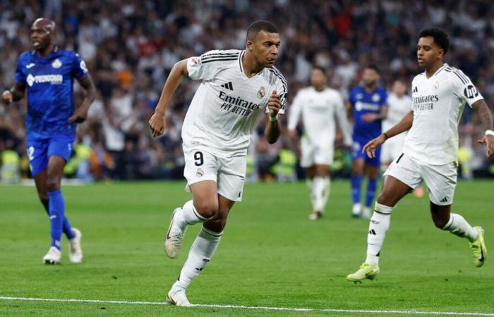 Real Madrid – Getafe (2-0): scorer and man of the match, Kylian Mbappé regains a little confidence