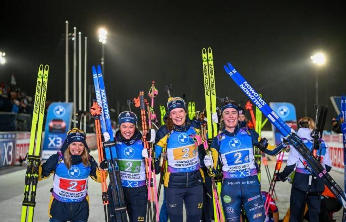 Biathlon: two years to the day after its last relay victory at the World Cup, Sweden is back on the path to success | Nordic Mag | No. 1 Biathlon