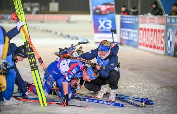 Biathlon | Julia Simon gives an update on her left calf after the Kontiolahti relay: “I hope it's just a cramp” | Nordic Mag | No. 1 Biathlon