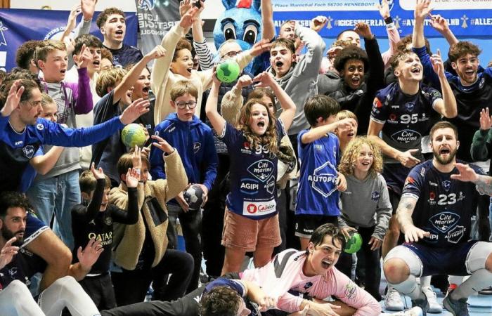 Hennebont- Lochrist Handball won the match against Ivry, “for Marco”