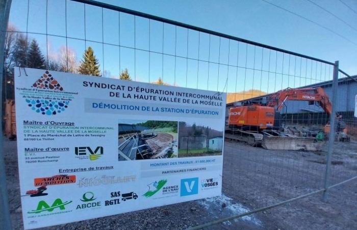 Bussang – Demolition of the Haute-Moselle valley wastewater treatment plant