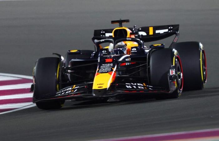 at the wheel of his Red Bull, Max Verstappen wins the Qatar Grand Prix