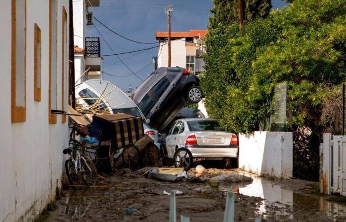 impressive images of the damage from storm Bora