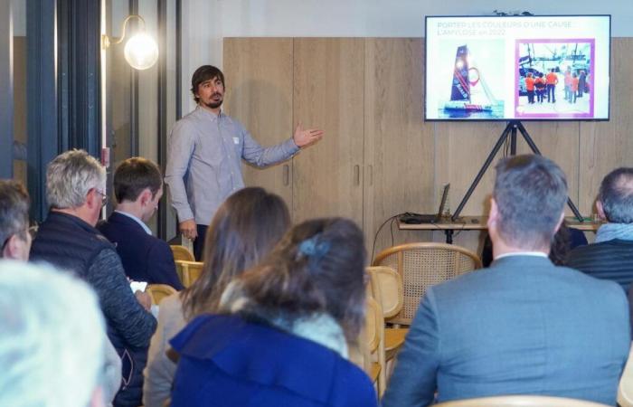 candidate for the 2028 edition, the Basque Jean-Baptiste Daramy launches his project and hoists the sails