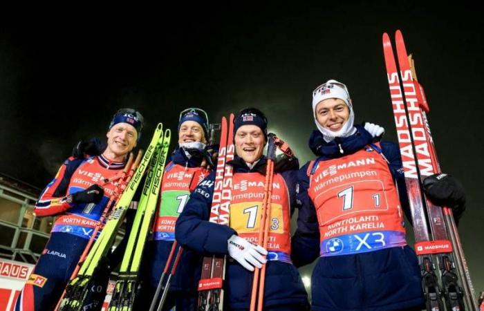 Kontiolahti – The Blues fly over the men's relay