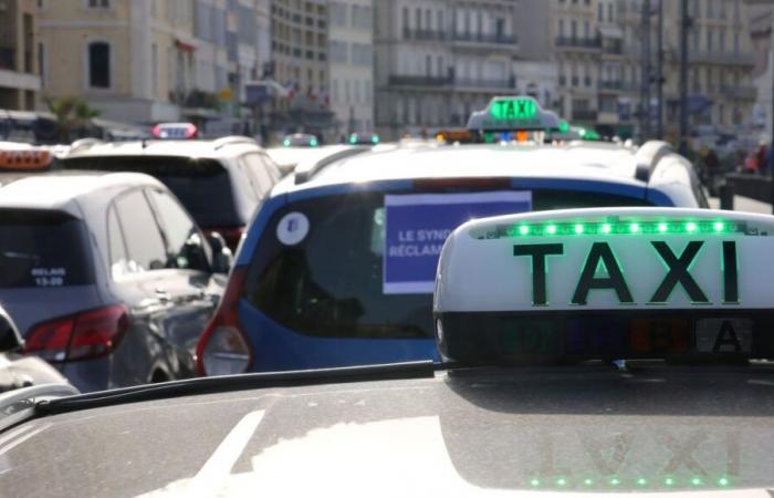 Large mobilization announced of several hundred taxis between Marseille and Lançon-de-Provence this Monday