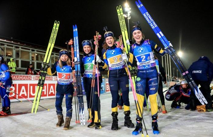 Biathlon: two years to the day after its last relay victory at the World Cup, Sweden is back on the path to success | Nordic Mag | No. 1 Biathlon