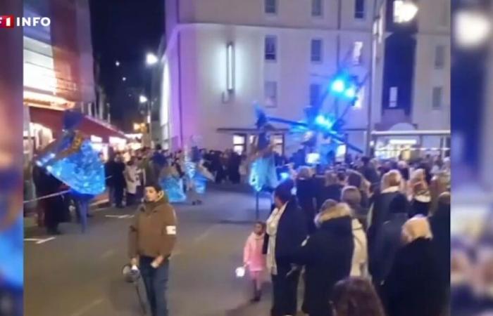 Trouville Christmas parade: images of the fall of a float which left several injured